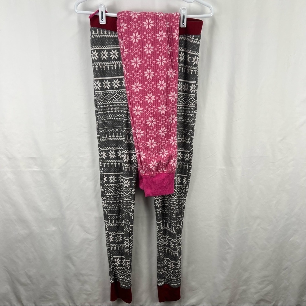 Cuddle Duds and Joyspun - Women's Pants - Small - Warmth - Winter - Gray Pink